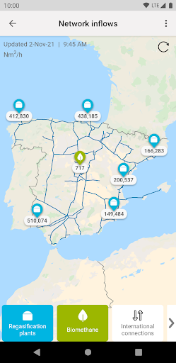 Enagás EnergyData Screen 2