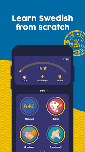 Android application Learn Swedish - Beginners screenshort