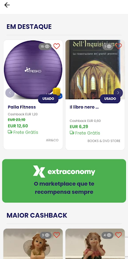 Extraconomy App Screen 3