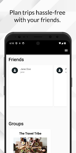 Android application Getaway screenshort