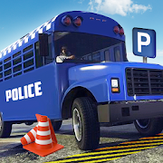 Police Bus Parking Simulator Coach Bus Simulation