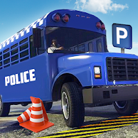 Police Bus Parking Simulator