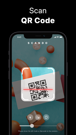 Android application Scando - QR Code Reader & Barc screenshort
