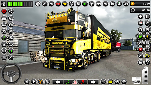 Android application Truck Driving Euro Truck Game screenshort
