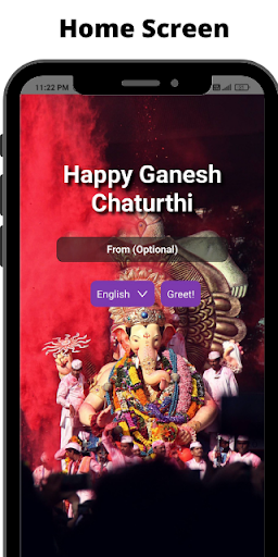 Happy Ganesh Chaturthi Wishes Screen 2