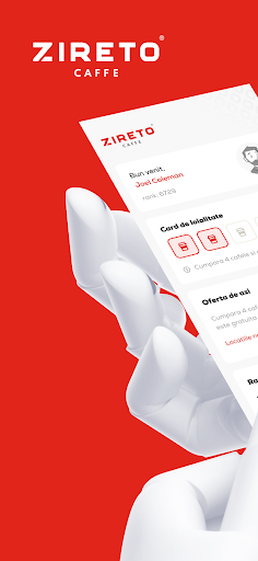 Android application Zireto Caffe screenshort