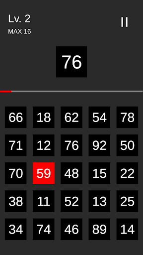 Find Number! Screen 3