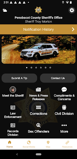 Android application Penobscot Sheriff’s Office screenshort
