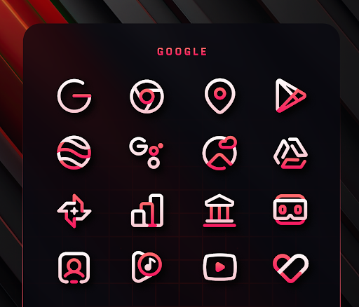 RedLine IconPack Screen 2