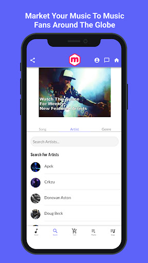 musicbox - Discover New Music Screen 2