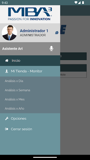Android application Mi Tienda screenshort