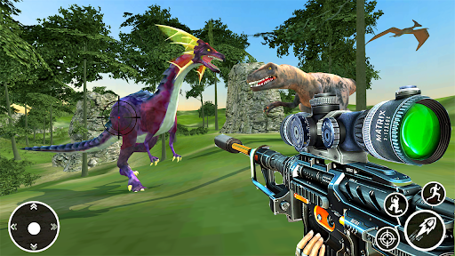 Dinosaur Hunting Banduk game