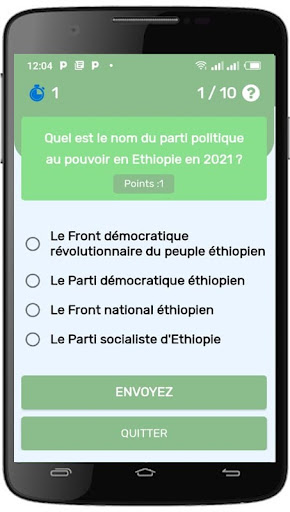 Quiz Ethiopie Screen 3