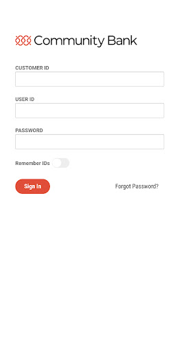 Android application CBNA Premier Business Connect screenshort
