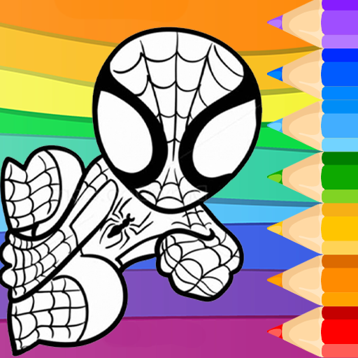 Spider Boy Coloring Book Pages