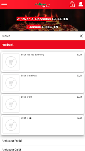Android application Pizza di mama screenshort
