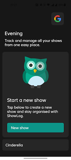 ShowLog Screen 2