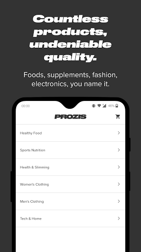 Prozis Store Screen 3