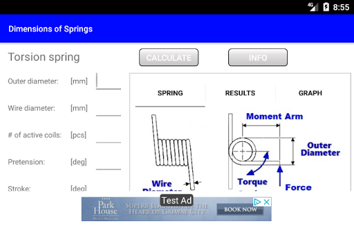 Dimensions of Springs Screen 3