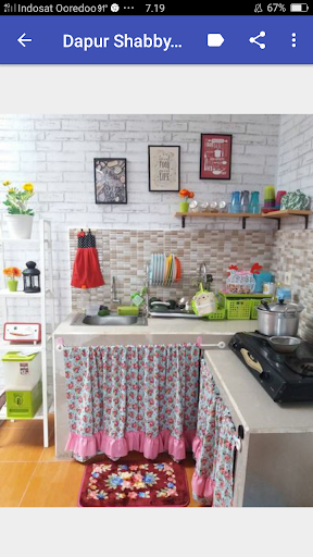 Desain Dapur Shabby Chic