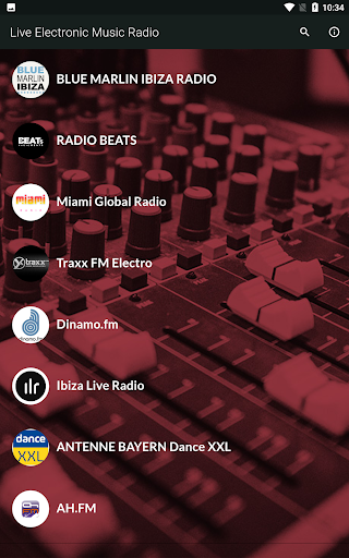 Android application Electronic Music Radio Live screenshort