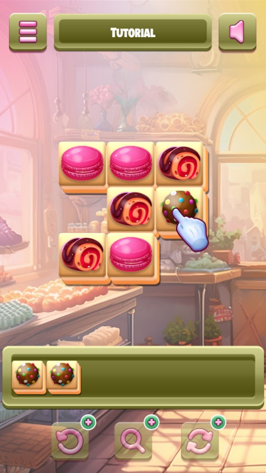 #7. Pastry Puzzle: Tile Match Game (Android) Door: OddLabs