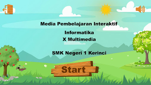 Android application Media Pembelajaran Informatika screenshort