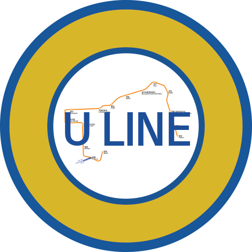Uijeongbu LRT [U LINE] logo