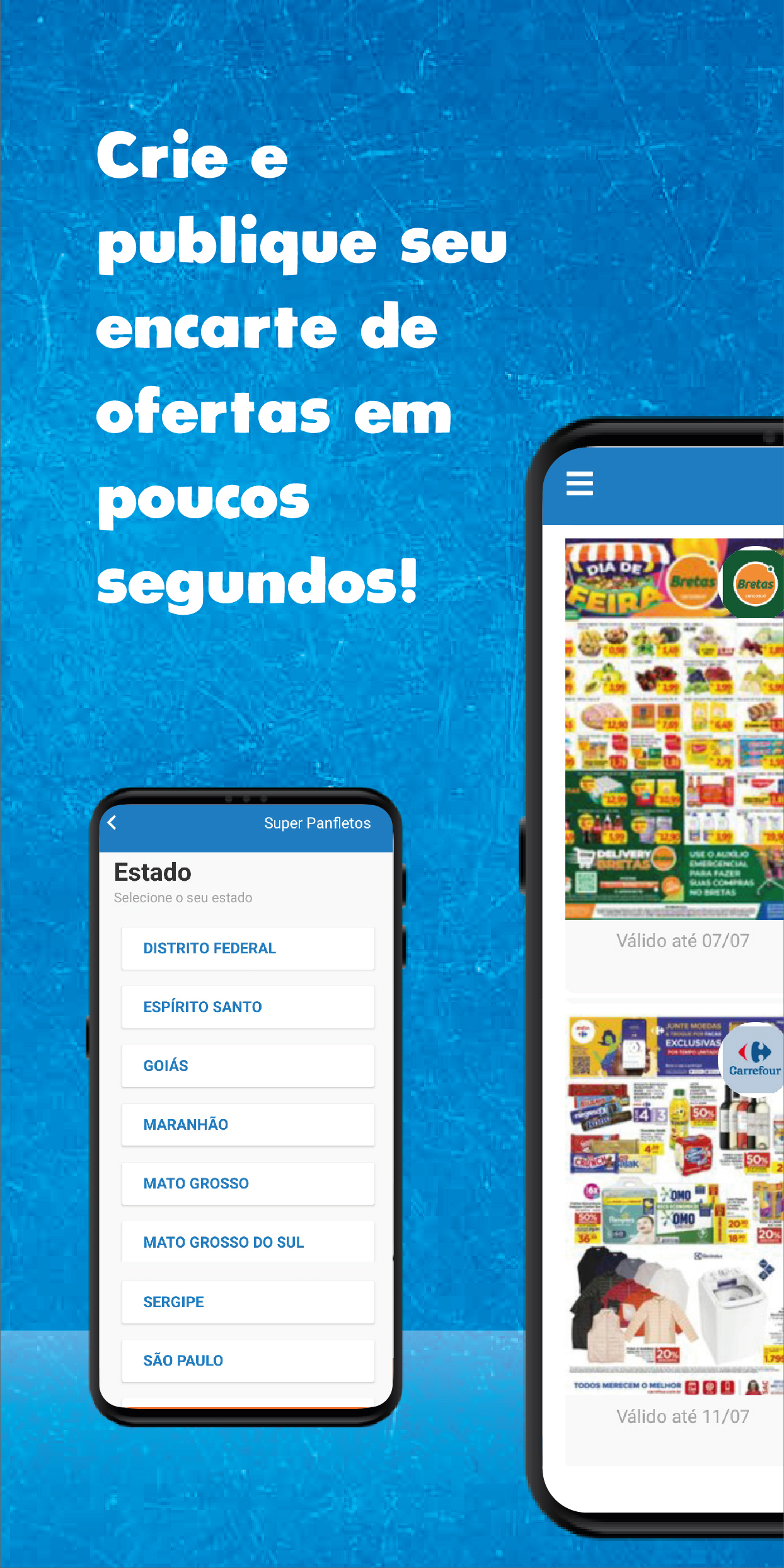 Android application Super Panfletos - Mercados screenshort