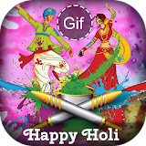 Happy Holi GIF 2018 - Happy Dhuleti GIF 2018 icon