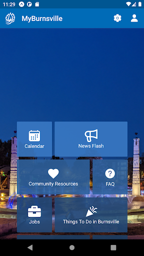 Android application MyBurnsville screenshort