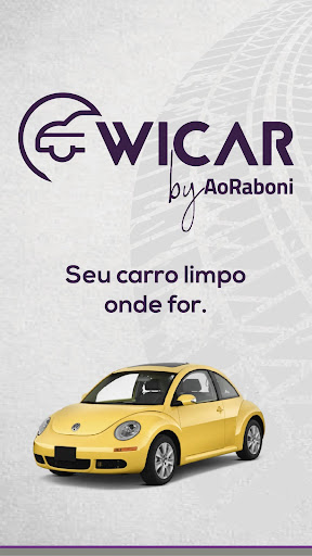 Android application Wicar Seu carro limpo onde for screenshort
