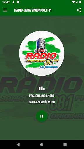 Android application Radio Jama Visión 88.1 FM screenshort