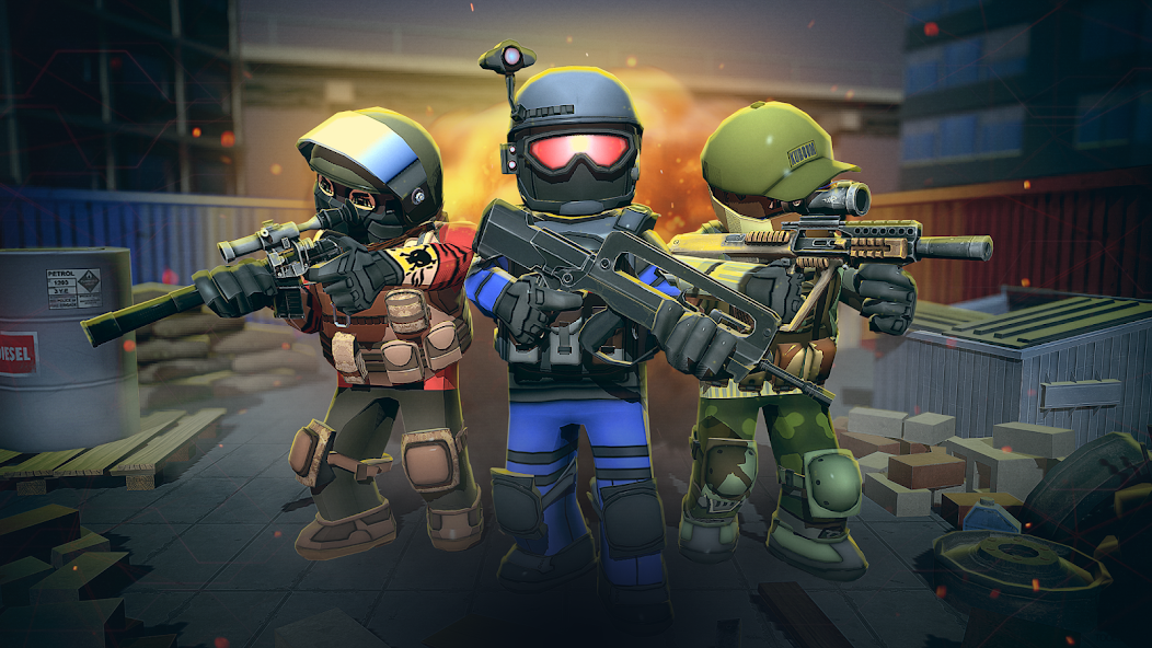 KUBOOM 3D: FPS Shooting Games 7.53 APK + Mod (Unlimited money) for Android