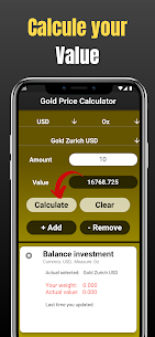 حاسبة أسعار الذهب 2