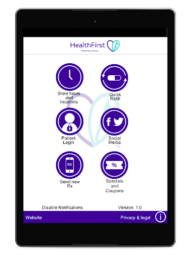 HealthFirst Pharmacy Group Screen 2
