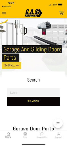 Android application Gas Hardware screenshort