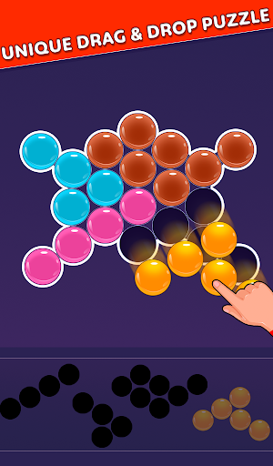 Android application Bubble Tangram Puzzle Master screenshort