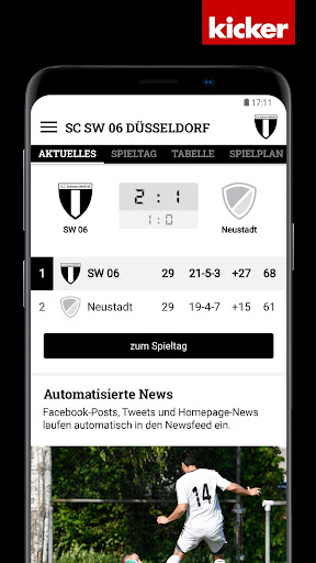 SC Schwarz-Weiß 06 Düsseldorf Screen 2