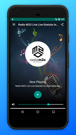 Android application Radio M2O Italia App Online screenshort