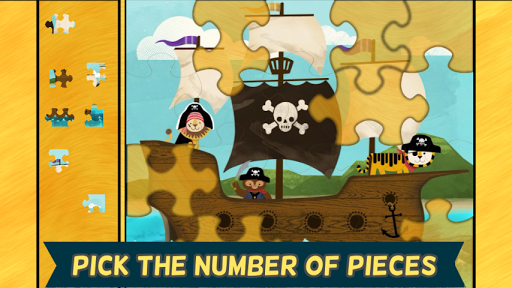 Pirate Preschool Puzzle Game Screen 3
