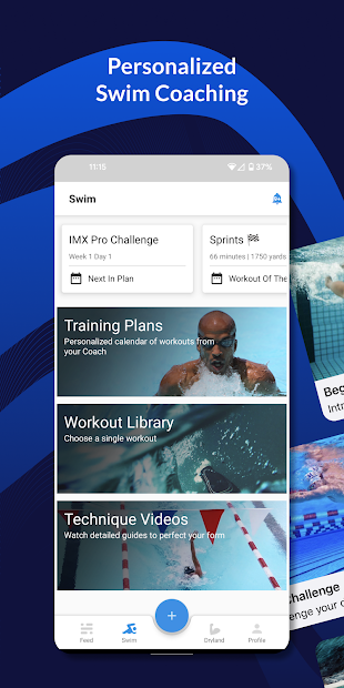 Screenshot 4 MySwimPro: Swim Workout App android