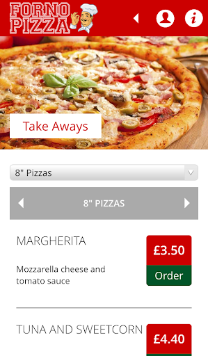 Forno Pizza Screen 2