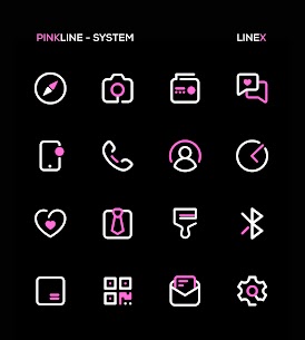 PinkLine Icon Pack : LineX Pink Edition 5.1 2
