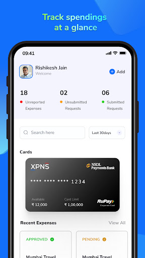 Android application XPNS screenshort