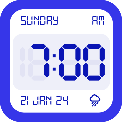 Clock Launcher: Set Alarms  Icon