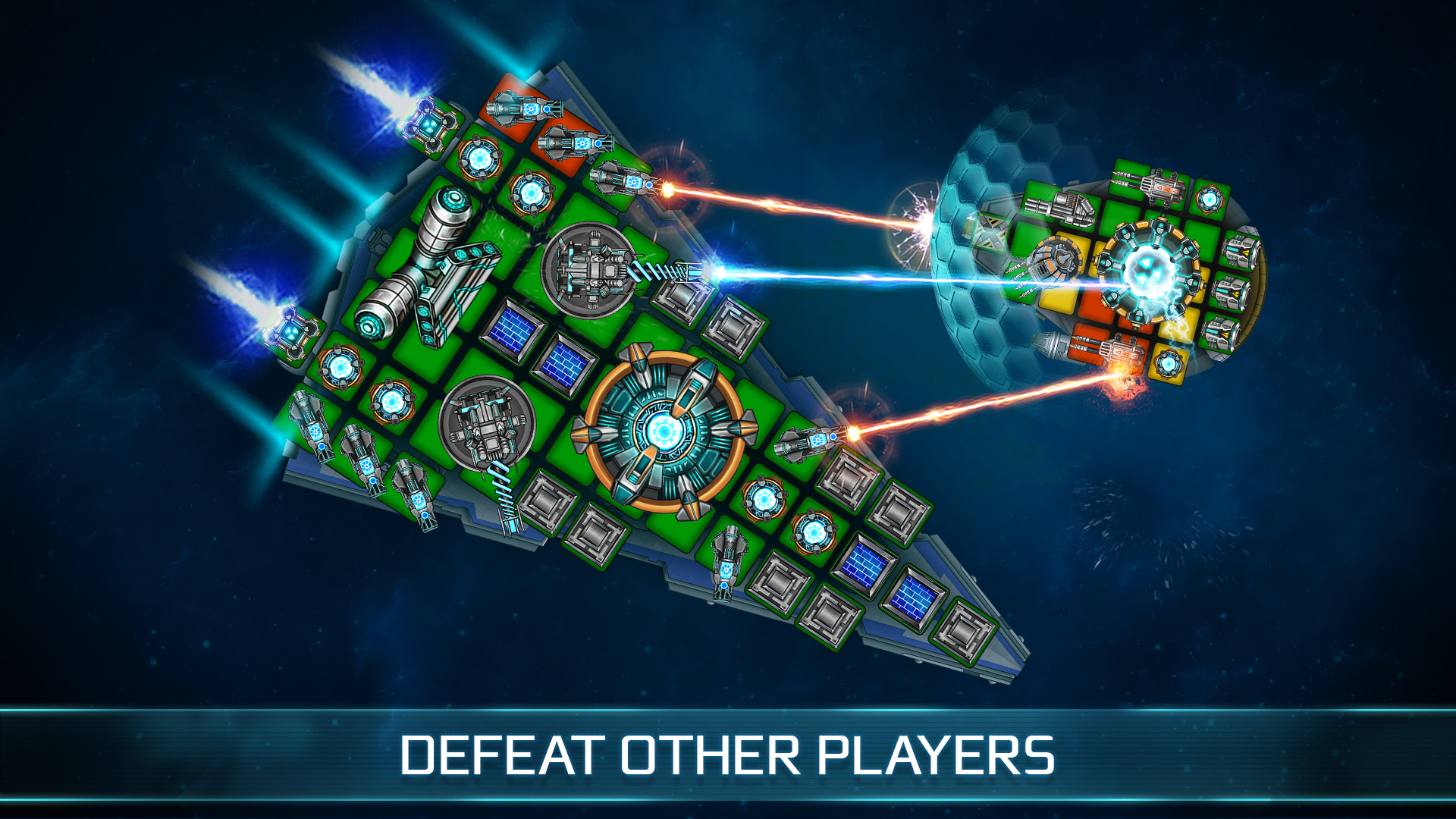 Android application Space Arena: Construct & Fight screenshort