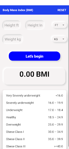 Body Mass Index (BMI) Screen 2