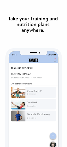 WarriorFit1 Screen 3