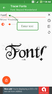 Font! Lightbox tracing app Varies with device APK screenshots 2